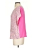 2b Rych 100% Silk Pink Short Sleeve Silk Top Size XS - photo 5