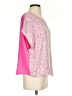 2b Rych 100% Silk Pink Short Sleeve Silk Top Size XS - photo 4