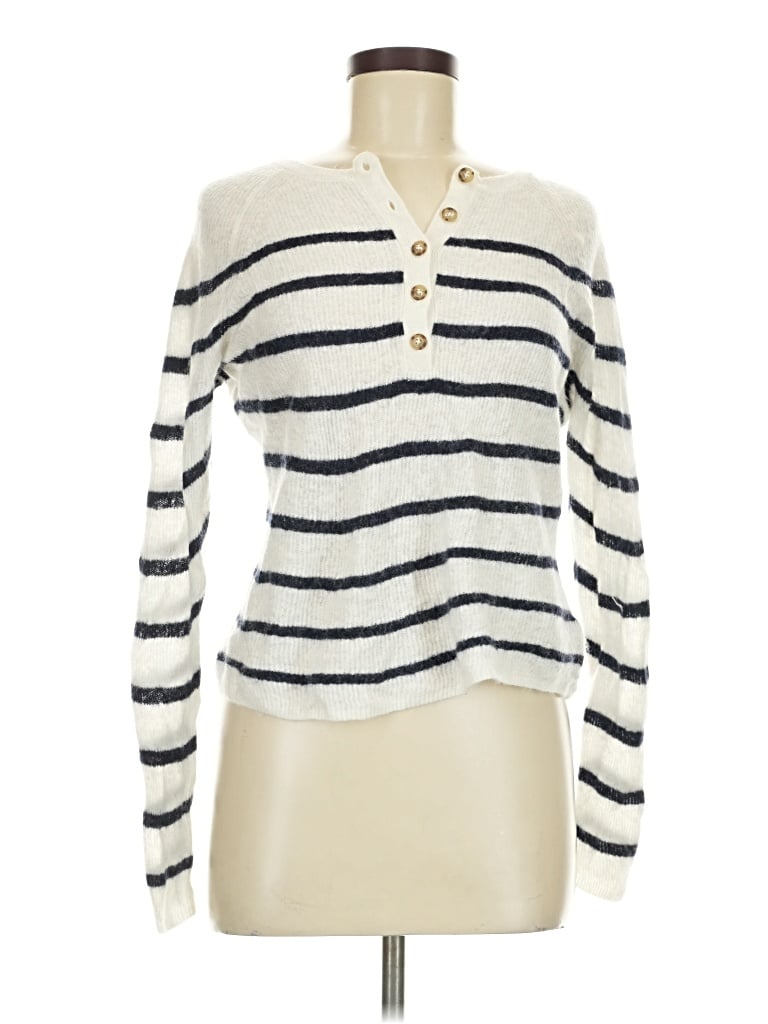 Pre-owned Vineyard Vines Pullover Sweater In Ivory