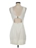 Ark & Co. 100% Polyester Graphic Ivory Cocktail Dress Size S - photo 2