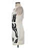 Ark & Co. 100% Polyester Graphic Ivory Cocktail Dress Size S - photo 5