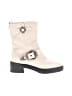 Larroudé 100% Leather Ivory Boots Size 6 1/2 - photo 1