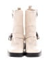 Larroudé 100% Leather Ivory Boots Size 6 1/2 - photo 2