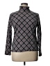 Talbots Argyle Gray Long Sleeve Top Size XL - photo 1