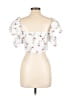 Zara White Short Sleeve Blouse Size L - photo 2