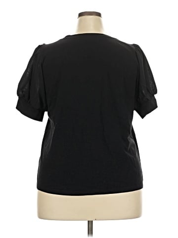ELOQUII Short Sleeve Top (view 2)