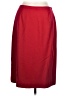 Appleseeds 100% Wool Solid Red Wool Skirt Size 12 - photo 1