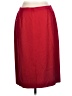 Appleseeds 100% Wool Solid Red Wool Skirt Size 12 - photo 2