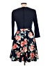 City Studio Floral Blue Casual Dress Size 13 - photo 2