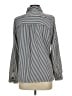 Sabie 100% Polyester Stripes Black Long Sleeve Blouse Size L - photo 2