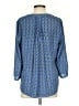 NYDJ 100% Polyester Blue 3/4 Sleeve Blouse Size S (petite) - photo 2