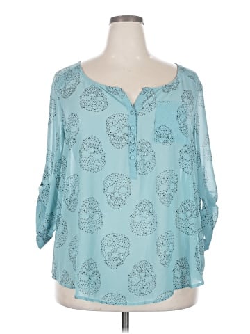 Torrid 3/4 Sleeve Blouse (view 1)