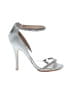 Badgley Mischka Silver Gray Heels Size 7 - photo 1