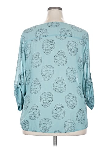 Torrid 3/4 Sleeve Blouse (view 2)