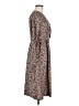 Unbranded Floral Brown Casual Dress Size M - photo 4
