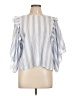 Vince Camuto Blue 3/4 Sleeve Blouse Size L - photo 1