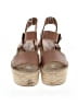 Soludos 100% Leather Tan Wedges Size 7 - photo 2
