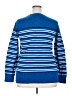 Liz Claiborne 100% Cotton Stripes Blue Pullover Sweater Size XXL - photo 2