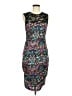 Nicole Miller Graphic Black Cocktail Dress Size 8 - photo 1