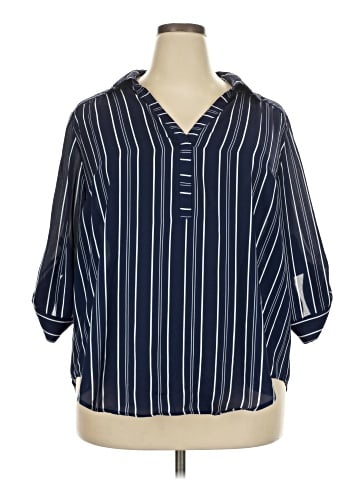 Torrid 3/4 Sleeve Blouse (view 1)