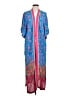 bl^nk 100% Viscose Blue Kimono Size L - photo 1