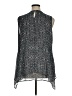 Fever 100% Polyester Black Sleeveless Blouse Size XL - photo 2