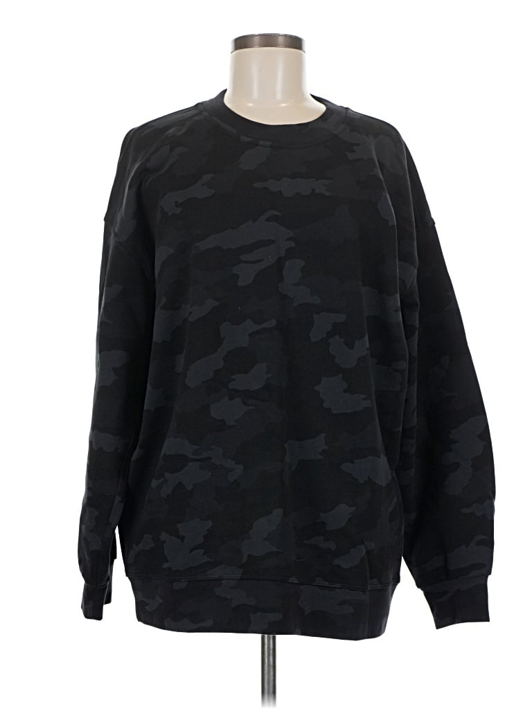 Pre-owned Lululemon Athletica Sweatshirt In Black