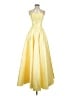 Alyce 100% Polyester Yellow Cocktail Dress Size 2 - photo 1