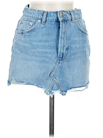 Zara Denim Skirt (view 1)