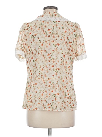 Allegra K Short Sleeve Blouse (view 2)