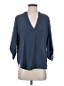Veronica M. Blue 3/4 Sleeve Blouse Size S - photo 1