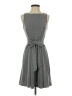 Elle Solid Gray Casual Dress Size XS - photo 1