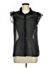 XXI 100% Polyester Black Sleeveless Blouse Size M - photo 1