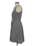 Elle Solid Gray Casual Dress Size XS - photo 5