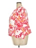 Emily... 100% Polyester Floral White Jacket Size 18W - photo 5