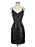 Assorted Brands 100% Polyester Metallic Silver Cocktail Dress Size 2 - photo 1