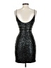 Assorted Brands 100% Polyester Metallic Silver Cocktail Dress Size 2 - photo 2