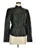 Worth 100% Leather Black Leather Jacket Size 8 - photo 1