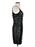 Assorted Brands 100% Polyester Metallic Silver Cocktail Dress Size 2 - photo 4