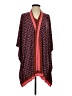 IMAN Burgundy Poncho Size XS - photo 1