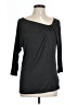 Gap 100% Rayon Black 3/4 Sleeve Top Size L - photo 1