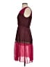 BCBGMAXAZRIA 100% Polyester Color Block Burgundy Cocktail Dress Size XS - photo 5