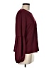 Pebble and Stone Burgundy Long Sleeve Top Size M - photo 4
