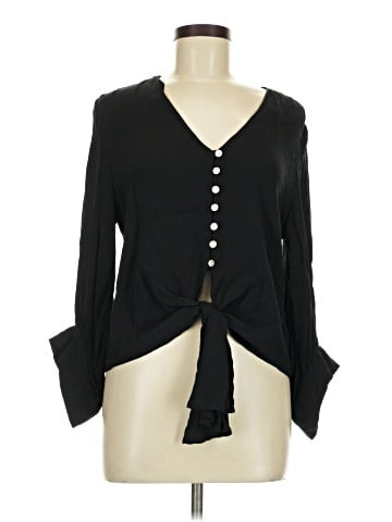 Karen Kane Long Sleeve Blouse (view 1)