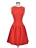 H&M Solid Red Cocktail Dress Size 2 - photo 1