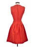 H&M Solid Red Cocktail Dress Size 2 - photo 2