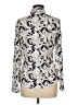 N'Vo by Lanctot Paisley Silver Long Sleeve Blouse Size M - photo 2