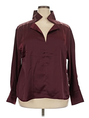 ELOQUII Long Sleeve Blouse (view 1)