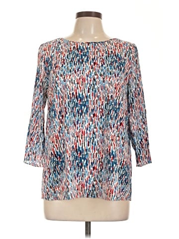 Shoshanna 3/4 Sleeve Silk Top (view 1)