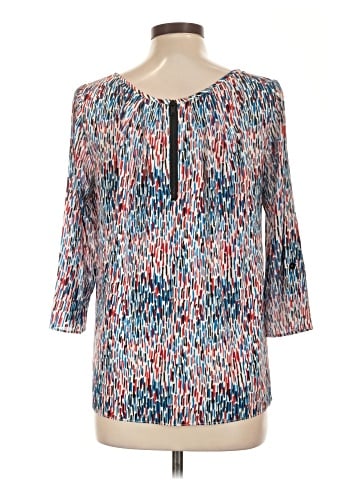 Shoshanna 3/4 Sleeve Silk Top (view 2)